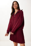 Bordo Triko Kazak Etek Takım PF00113