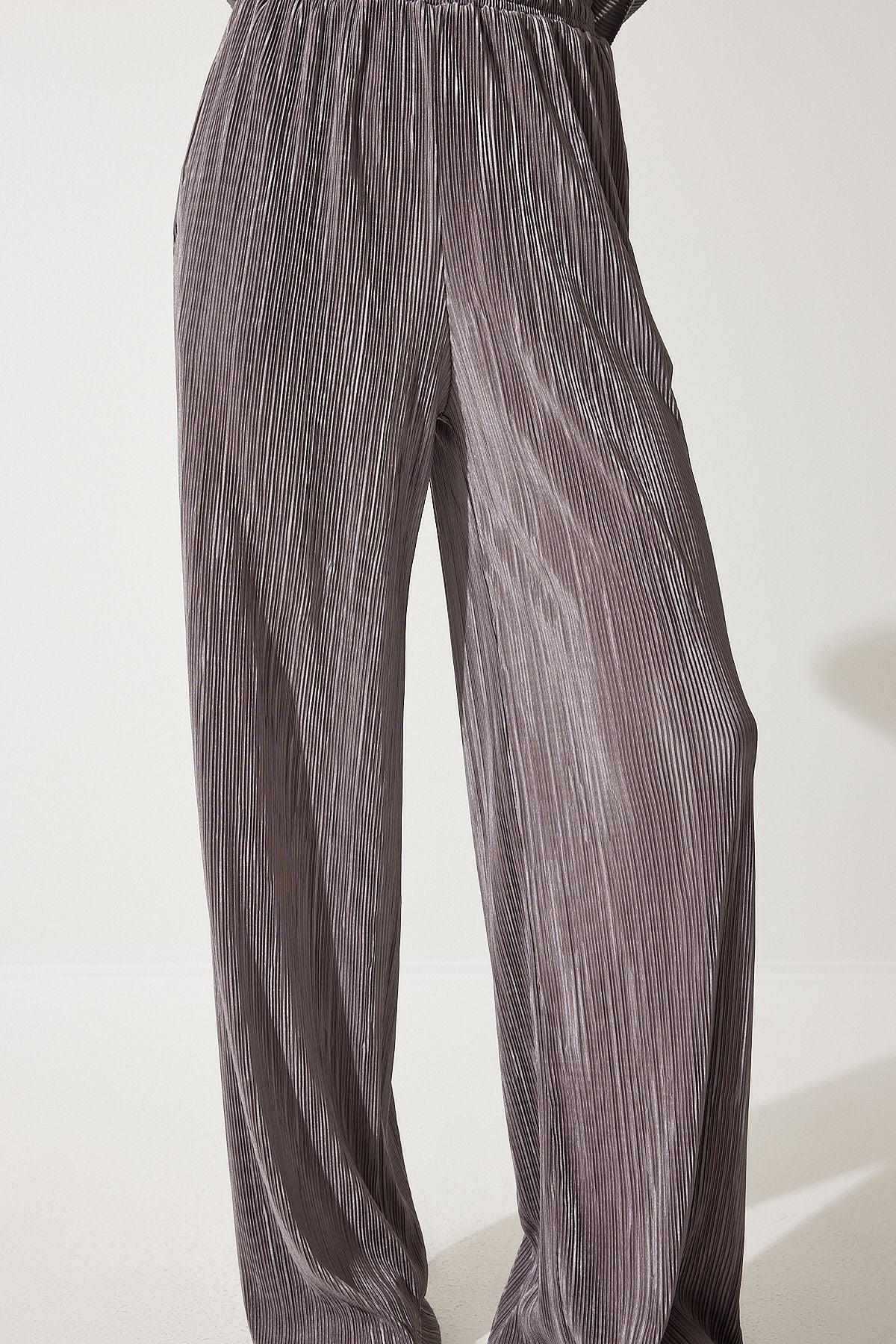 Vizon Piliseli Rahat Bluz Pantolon Takım MC00283