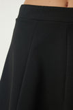 Siyah Volanlı Mini Dokuma Etek MC00233