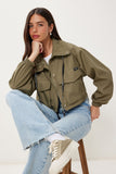 Haki Mevsimlik Bomber Mont MX00243