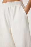 Ekru Cepli Gabardin Keten Pantolon NS00439