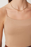 Siyah Beyaz Vizon İp Askılı 3'Lü Paket Örme Büstiyer Lİ00114