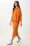 Oranj Örme Sweatshirt Etek Takım RC00164