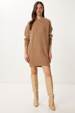 Bisküvi Oversize Uzun Basic Triko Kazak BV00099