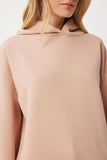 Bisküvi Kapüşonlu Şardonlu Sweatshirt OW00050