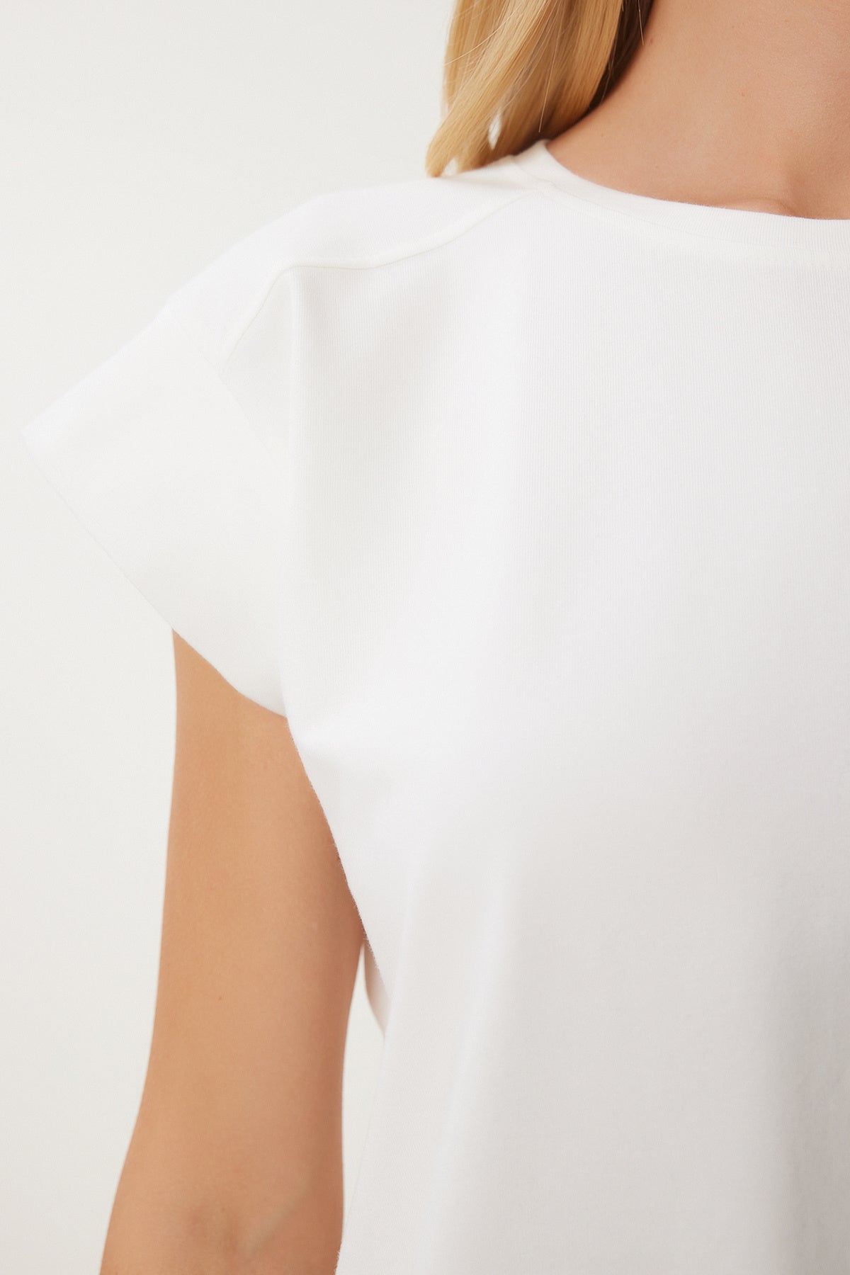 Kemik Basic Örme T-Shirt HW00017