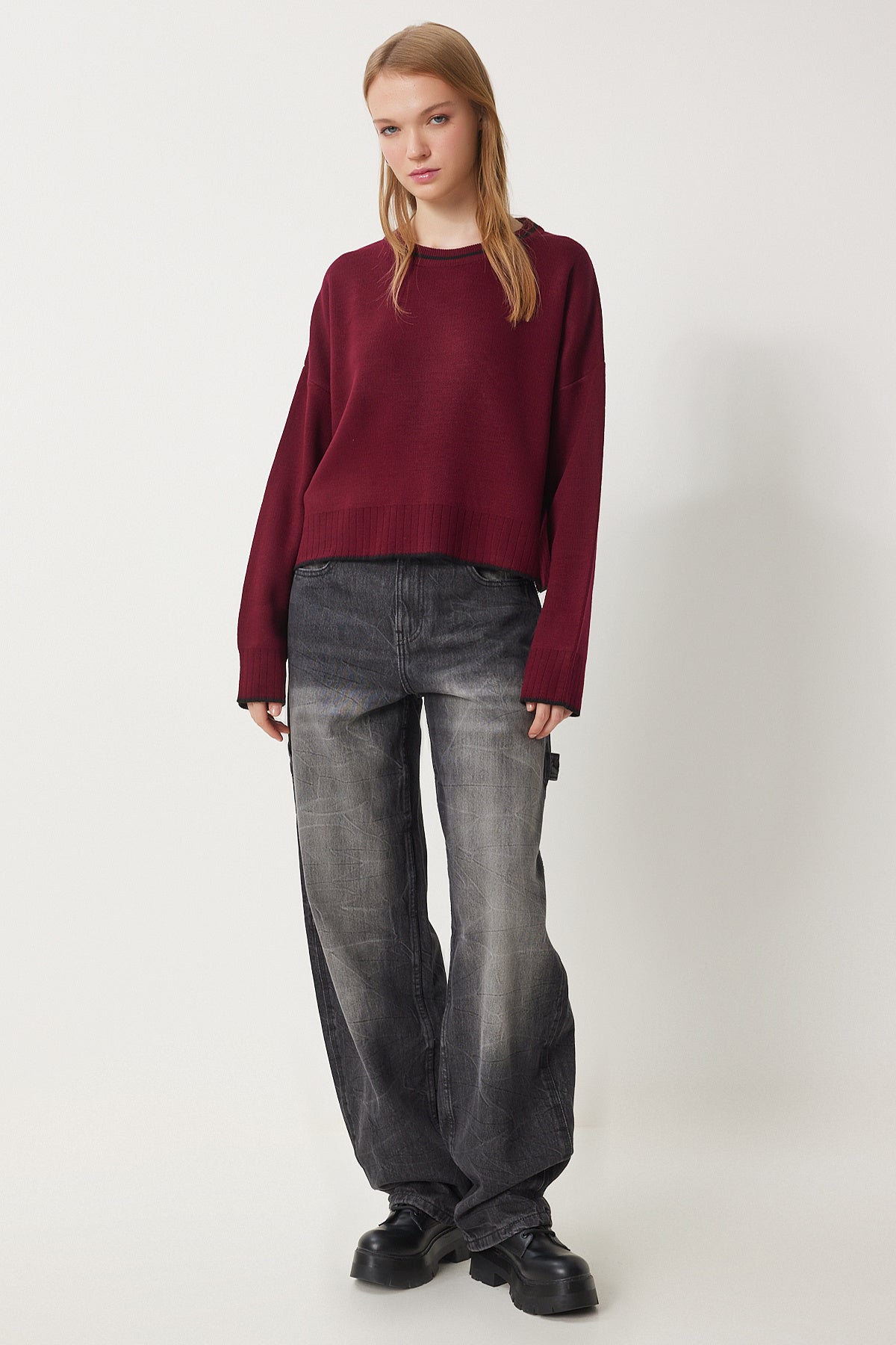 Bordo Basic Triko Kazak PF00010