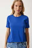 Mavi Bisiklet Yaka Basic Örme T-Shirt UB00229
