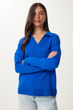 Mavi Polo Yaka Basic Kazak bv00094