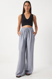 Gri Bol Paça Rahat Ayrobin Pantolon DP00206