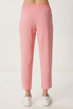 Pembe Yazlık Modal Şalvar Pantolon WF00156