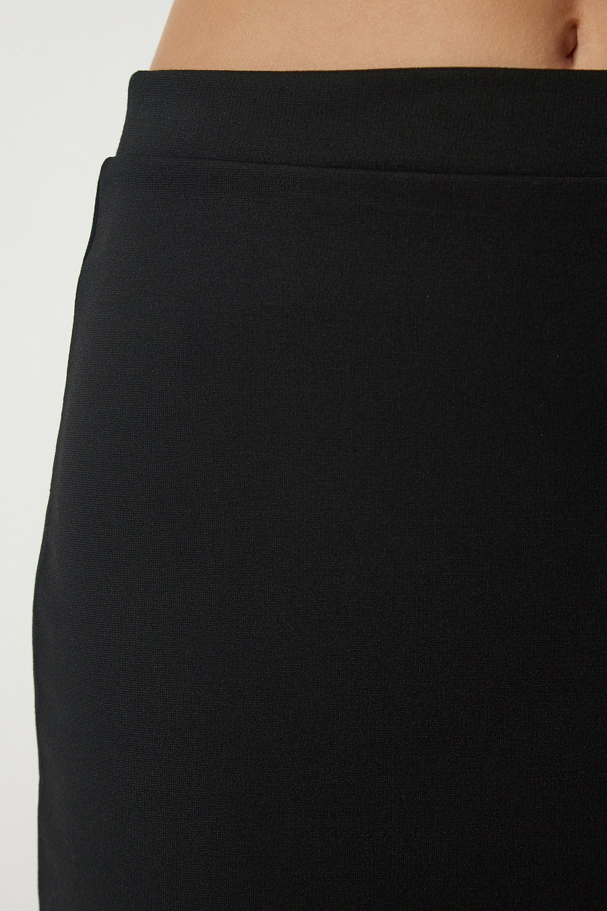Siyah Basic Uzun Etek ub00174