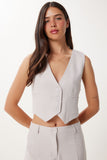 Taş Dokuma Yelek Pantolon Takım FN03463
