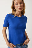 Mavi Bisiklet Yaka Basic Örme T-Shirt UB00229