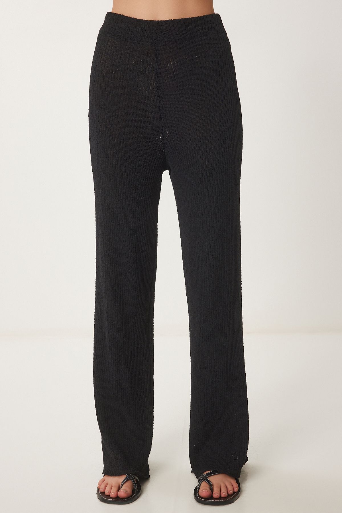 Siyah Triko Bluz Pantolon Takım DP00240