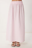 Pembe Müslin Bluz Etek Takım RV00206