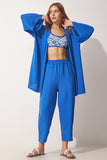Koyu Mavi Kimono Pantolon Takım DZ00046