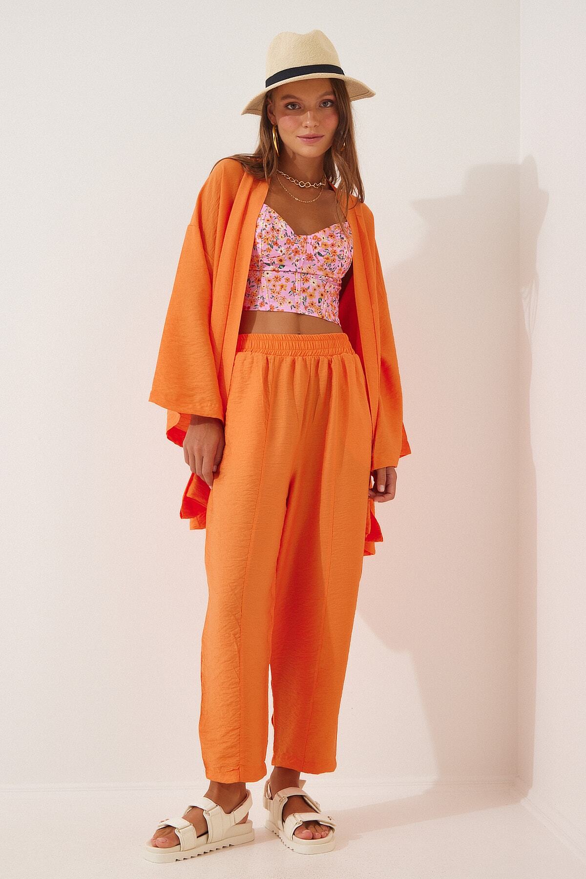 Oranj Kimono Pantolon Takım DZ00046