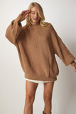 Bisküvi Oversize Basic Triko Kazak mx00126