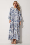 Desenli Oversize Yazlık Elbise