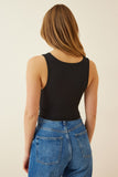 Siyah Askılı Sandy Crop Bluz PG00057