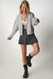 Gri Basic Triko Hırka PJ00001
