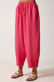 Koyu Pembe Cepli Ayrobin Şalvar Pantolon OH00046