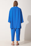 Koyu Mavi Kimono Pantolon Takım DZ00046