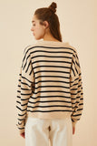 Koyu Krem Polo Yaka Crop Triko Kazak  US00293