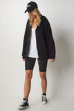Siyah Kapüşonlu Fermuarlı Oversize Sweatshirt UB00124