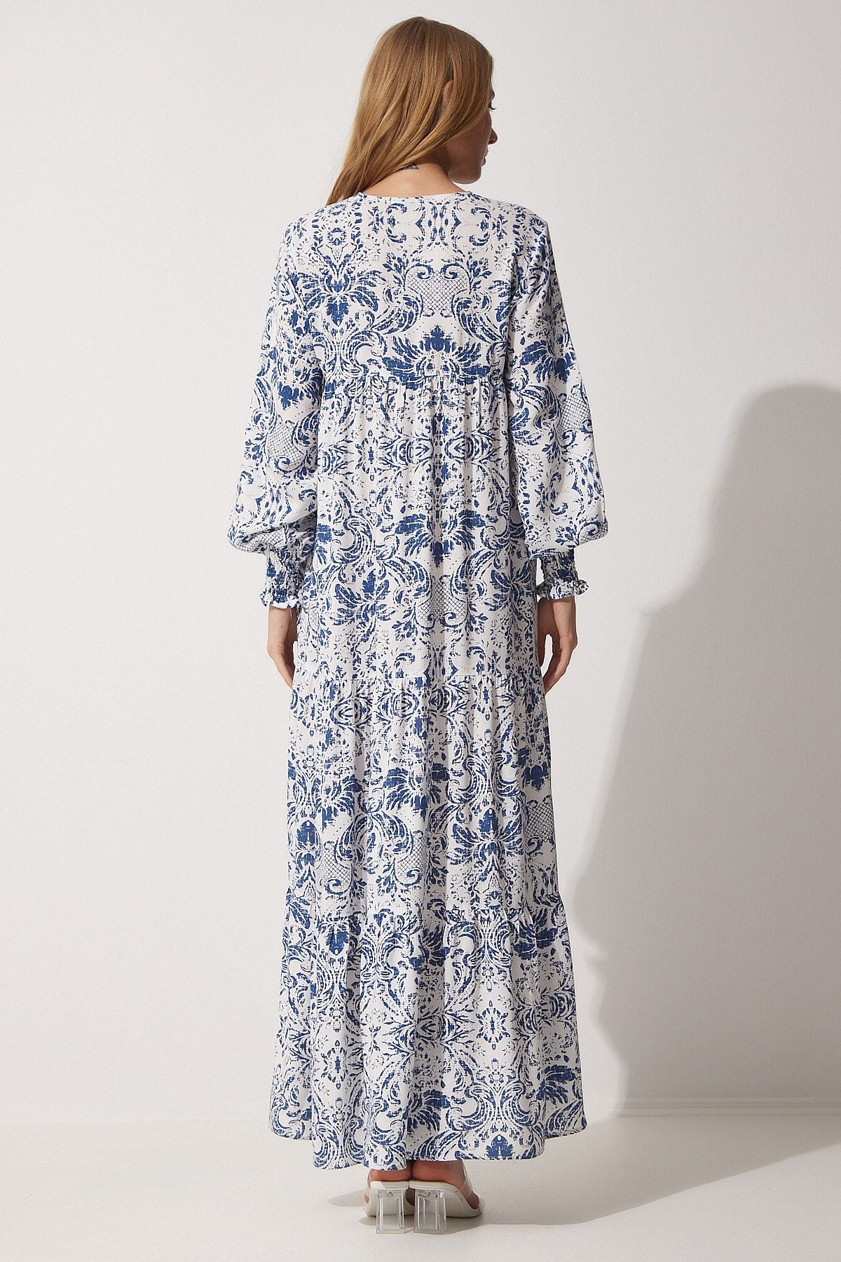 Desenli Oversize Yazlık Elbise